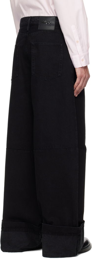 Jeans Simone Rocha Simone Rocha Embellished Puddle Jeans Sort | 4131B 1239, 2