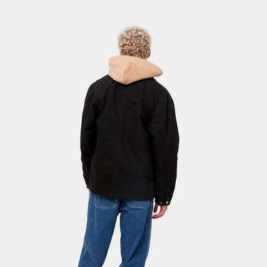 Frakker Carhartt WIP Michigan Coat (Summer) "Black rinsed" Sort | I031519_00E_02, 3