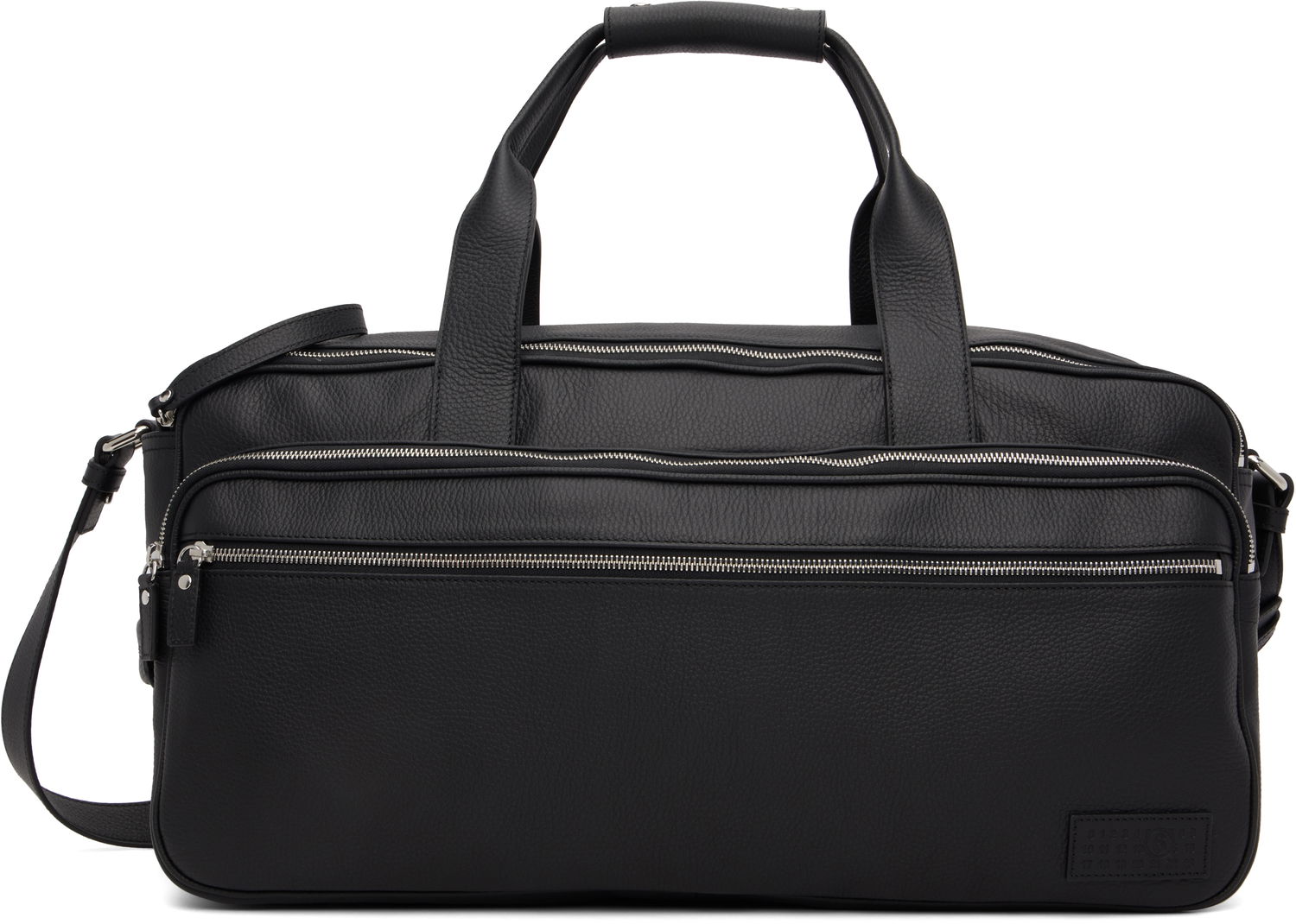 Rejsetaske Maison Margiela MM6 Maison Margiela Leather Travel Duffle Sort | SB6WI0006 P8326, 0