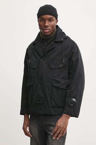 Vindjakke C.P. Company Micro Kei Hooded Jacket Sort | 17CMOW224A110089G, 0