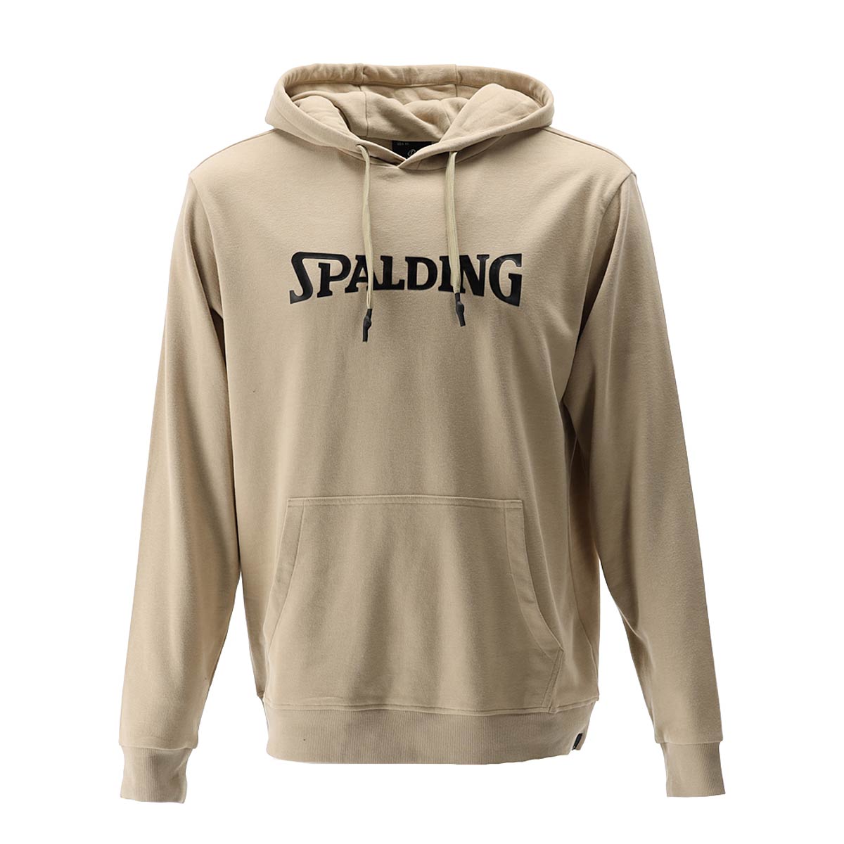 Sweatshirt Spalding Logo Print Hoodie Beige | 40232014-BE/BK, 0