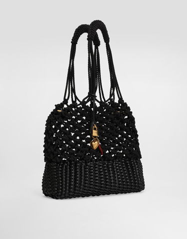 Mulepose Dolce & Gabbana Dolce & Gabbana Carla Knotted Shopper Tote Sort | BB7755A6M238B956, 2