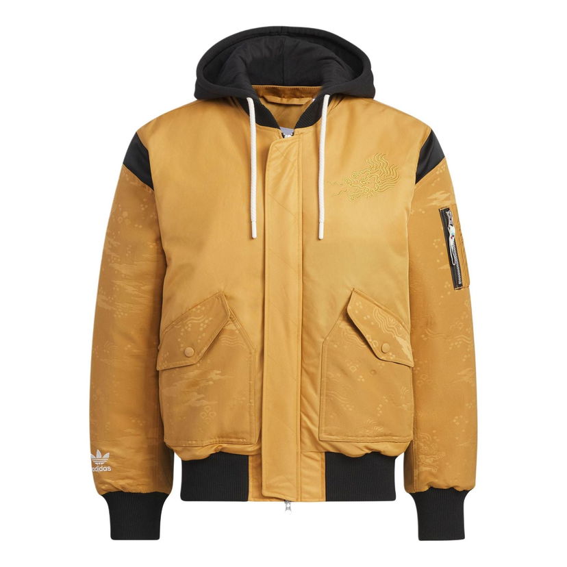Bomberjakke adidas Originals Originals X Feifei Ruan Padded Jacket Gul | IX4233
