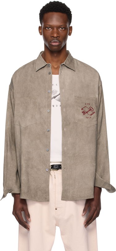 Skjorte Enfants Riches Déprimés Enfants Riches Déprimés Artist Buttondown Shirt Grøn | 040-248, 0
