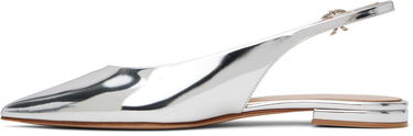 Sneakers og sko Gianvito Rossi Gianvito Rossi Robbie Sling Ballerina Flats Metalisk | G95546-05RIC-MET, 2