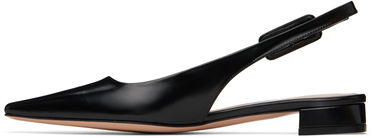 Sneakers og sko Gianvito Rossi Lindsay 20 Slingback Ballerina Flats Sort | G95470-20RIC-TOK, 2