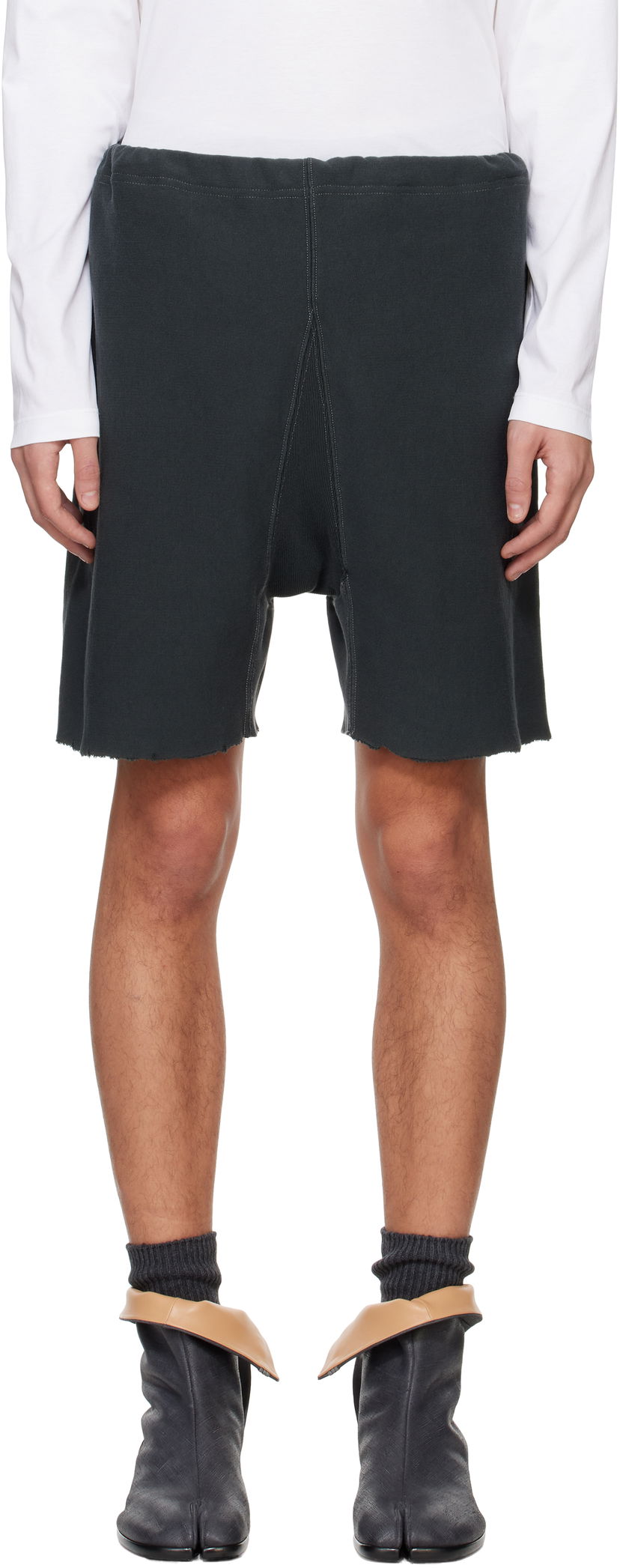 Shorts Maison Margiela Maison Margiela Raw Edge Shorts Grøn | S50MU0085 M25019