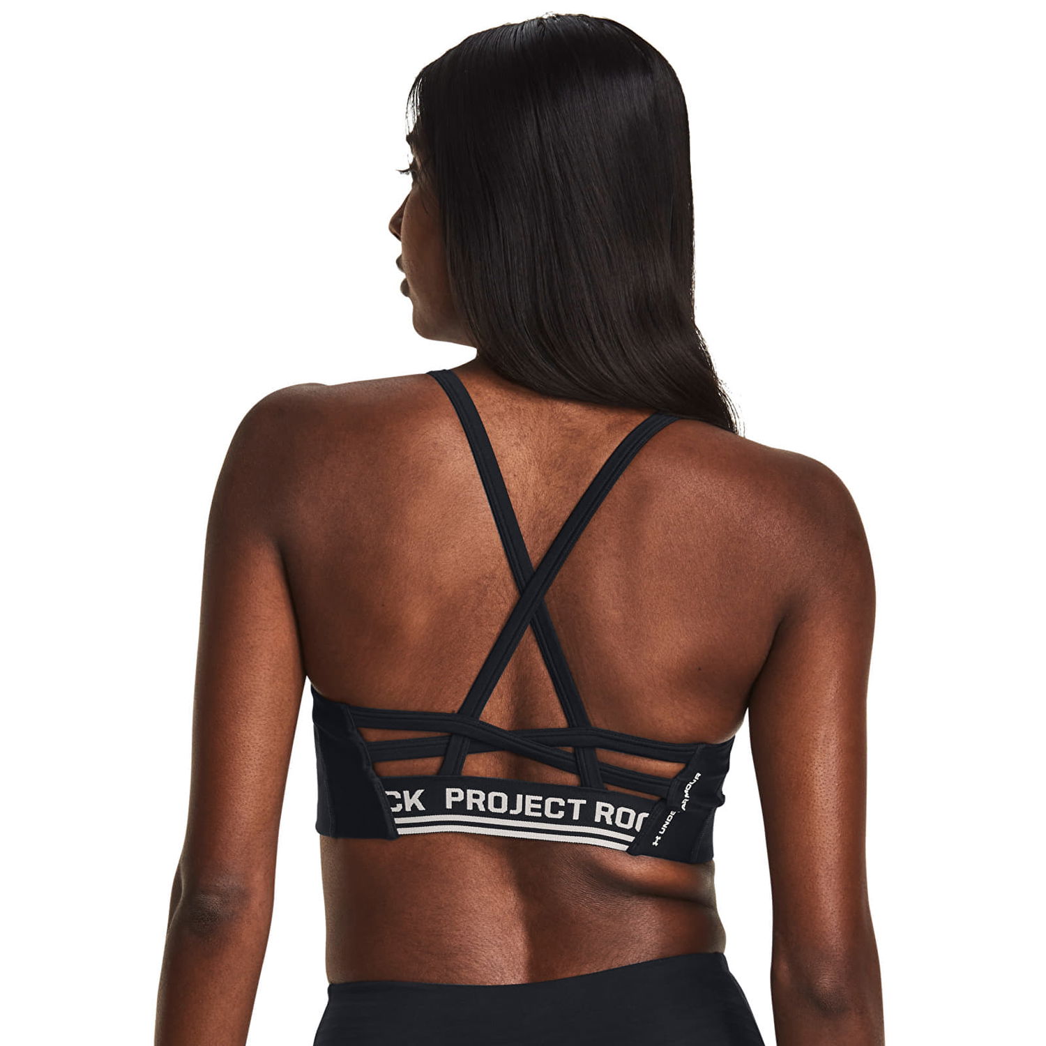 Bh Under Armour Project Rock All Train Bra Black Sort | 1380181-001, 1
