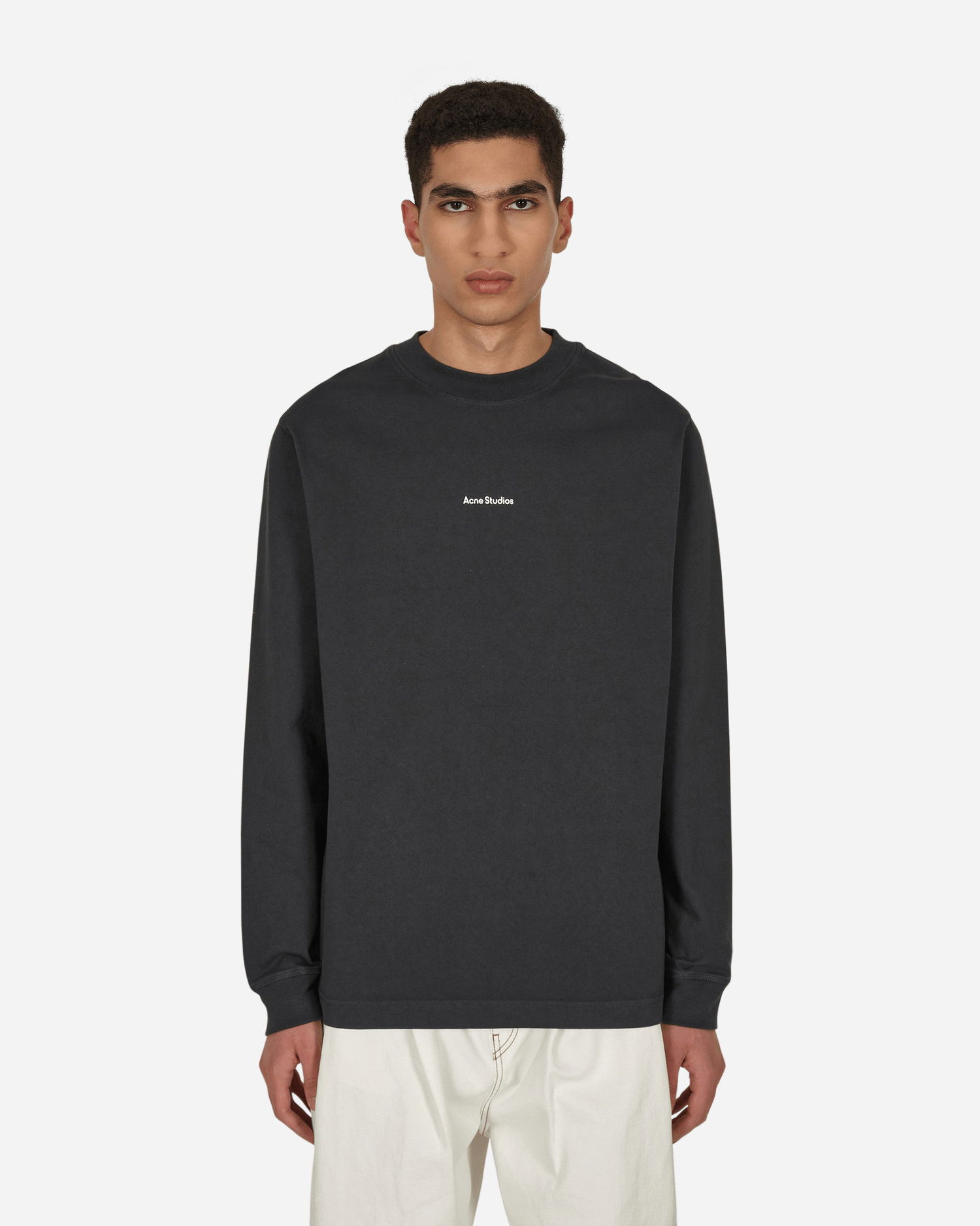 T-shirt Acne Studios Erwin Stamp Tee Grå | BL0279-900, 1