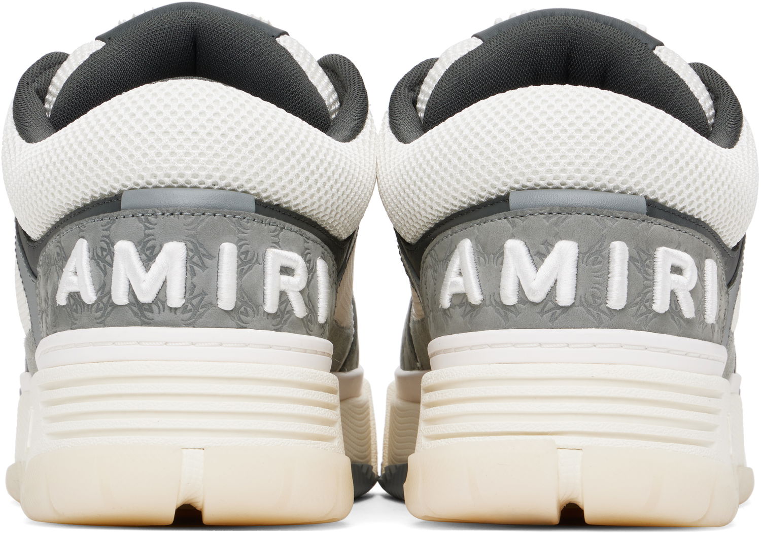 Sneakers og sko AMIRI AMIRI MA Quad Debossed Nubuck MA-1 Hvid | AMFOSR1121, 1