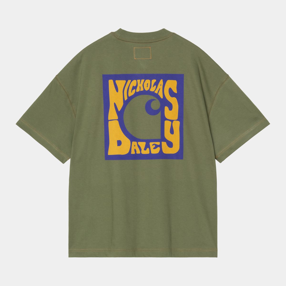 T-shirt Carhartt WIP Nicholas Daley Logo T-Shirt Grøn | I035275_9, 1