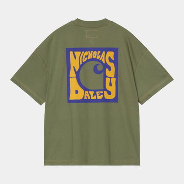 T-shirt Carhartt WIP Nicholas Daley Logo T-Shirt Grøn | I035275_9, 1
