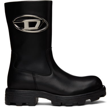 Sneakers og sko Diesel D-Hammer Bkr D W Logo Boots Sort | Y03692 P4471, 0