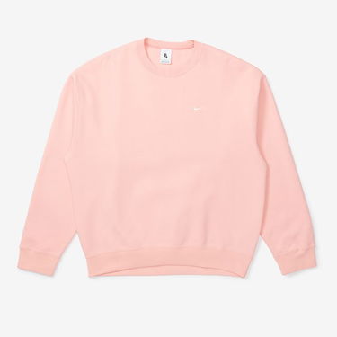 Sweatshirt Nike Solo Swoosh Fleece Crew Lyserød | CV0554-697, 0