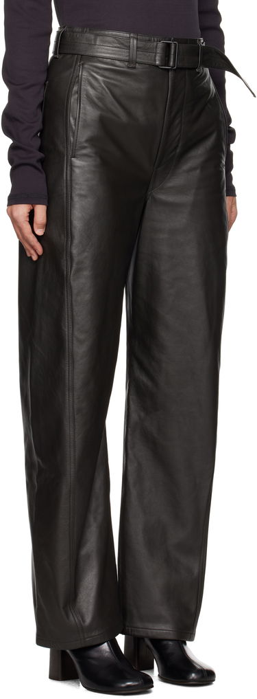 Bukser LEMAIRE Twisted Belted Pants Sort | PA1142 LL0095, 1