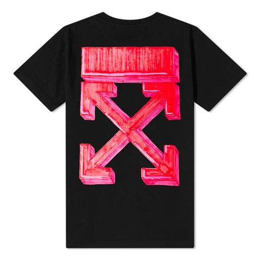 T-shirt Off-White Off-White Slim Marker T-Shirt Sort | OMAA027E20JER0051025
