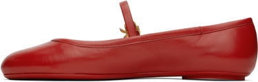 Sneakers og sko Gianvito Rossi Gianvito Rossi Carla Ballerina Flats Rød | G22223-05GOM-NXF, 2