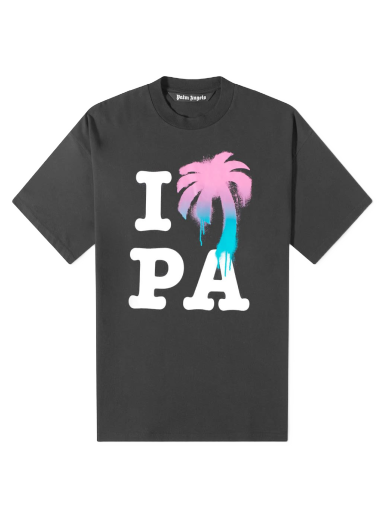 T-shirt Palm Angels I Love PA Palm Tee Sort | PMAA066S23JER0021084