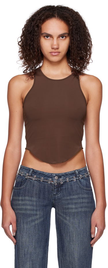 Tanktop Miaou Miaou Hannah Jewett Bobbi Tank Top Brun | 7067TKUMB, 0