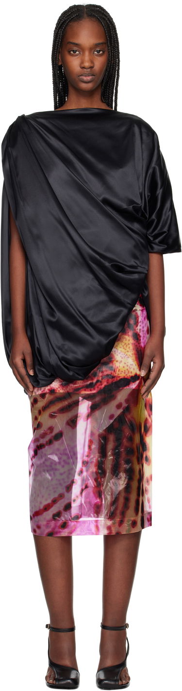 Nederdel Dries Van Noten Dries Van Noten Silk Draped Blouse Flerfarvet | 251-010738-1032, 0