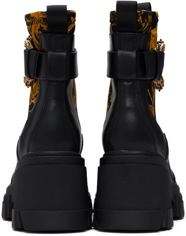 Sneakers og sko Versace Versace Jeans Couture Sophie Chain Chelsea Boots Sort | E79VA3S84_EZS867, 1