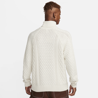 Sweater Nike Life Cable Knit Turtleneck Jumper Hvid | FB7770-072, 3