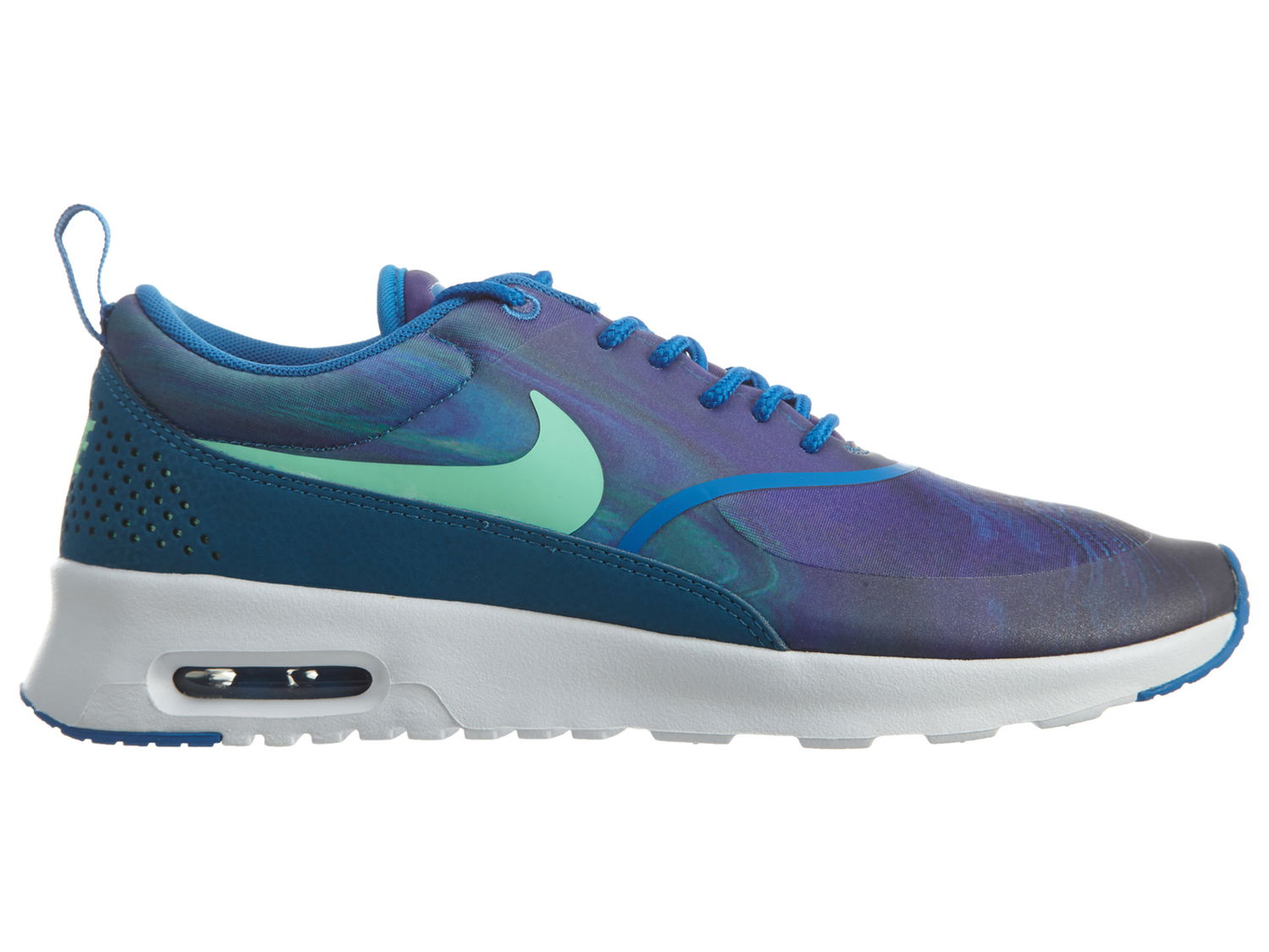 Sneakers og sko Nike Air Max Thea Print Blue Spark Green Glow W Blå | 599408-405, 0