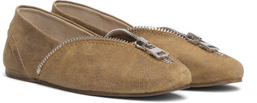 Sneakers og sko JW Anderson Biker Ballerina Flats Brun | BL0032-LA0319, 3