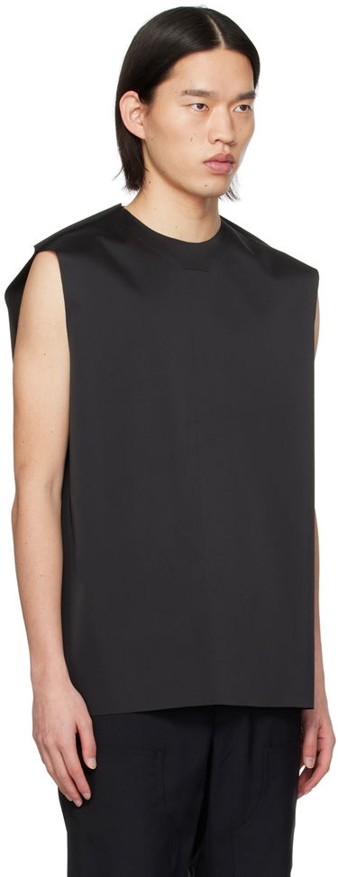 Tanktop We11done We11done Tie Embossed Tank Top Sort | WD-BL1-24-125-M-BK, 1