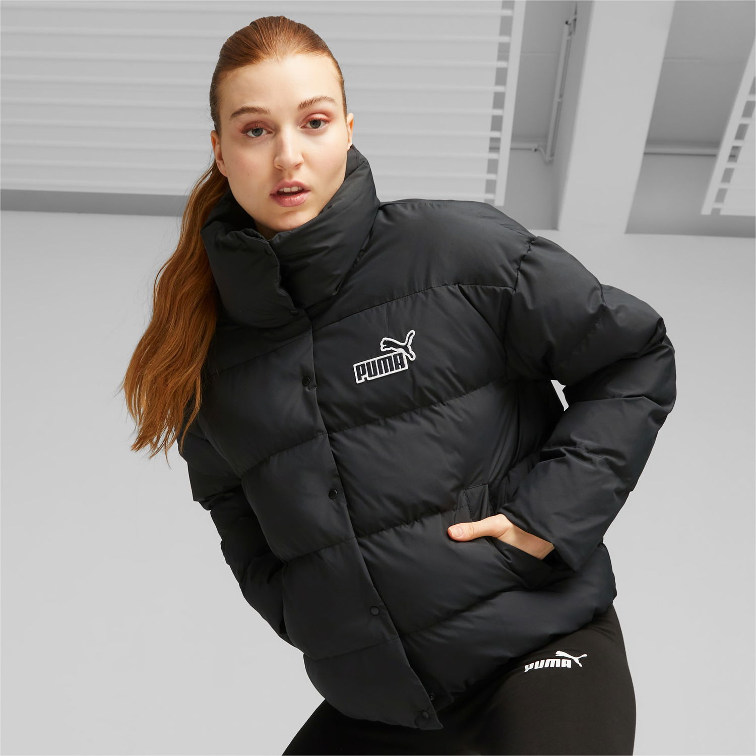Puffer jakke Puma Better Polyball Sort | 675367_01, 1