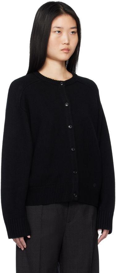 Sweater Loulou de Saison Loulou de Saison Aidar Cardigan Sort | AIDAR, 1