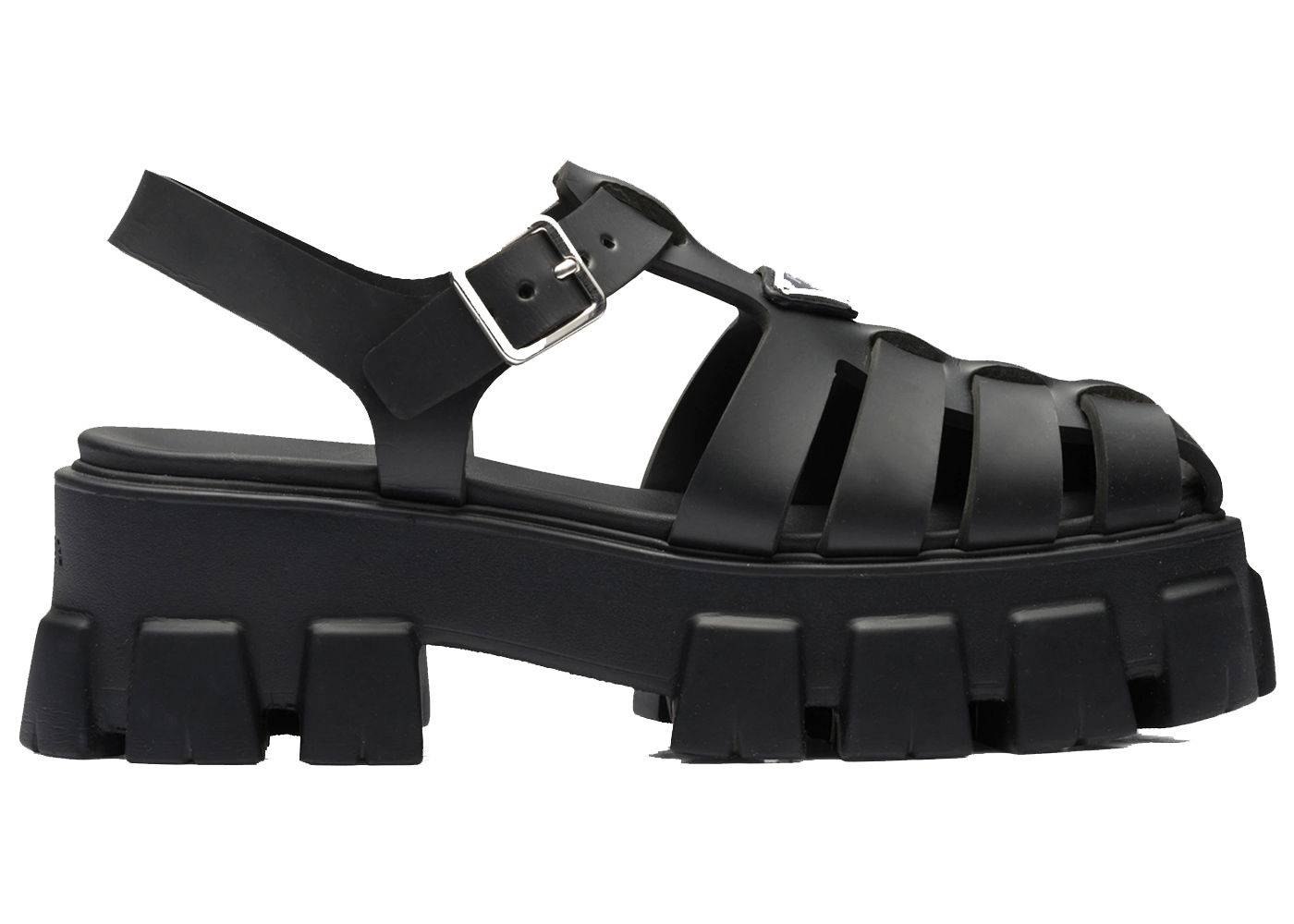 Sneakers og sko Prada Monolith Foam Rubber 55mm Sandals Sort | 1X853M_3LKK_F0002_F_055, 0