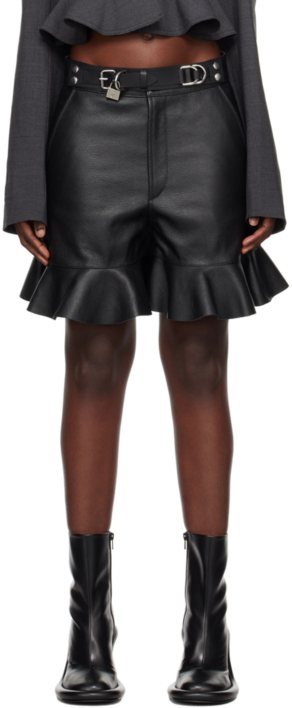 Shorts JW Anderson Black Padlock Shorts Sort | LR0003-LT0059