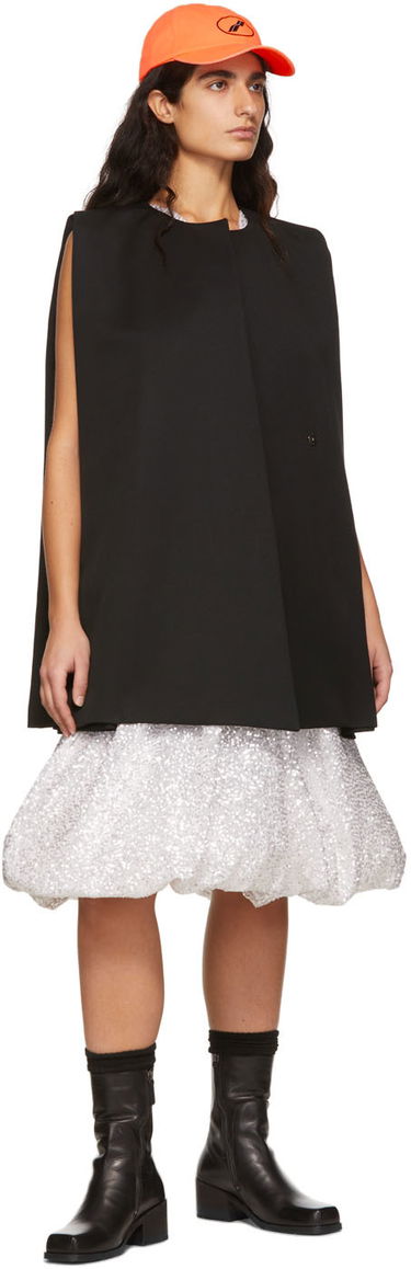 Kjole We11done We11done Sequin Bubble Dress Metalisk | WD-OP1-22-182-W-WH, 3
