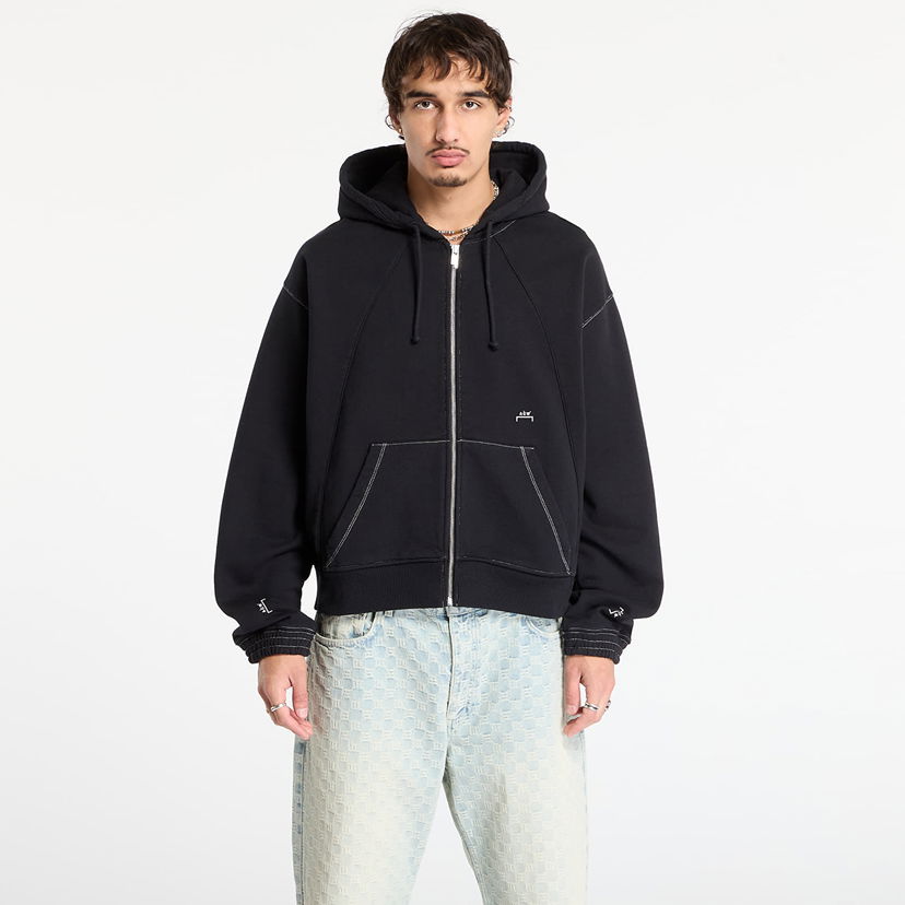 Sweatshirt A-COLD-WALL* Millbank Zip Hoodie Sort | ACWMW232 Black