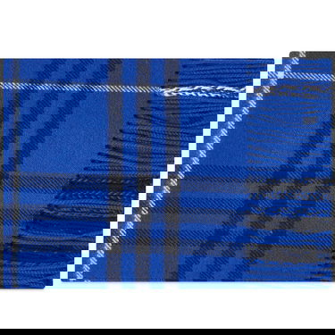 Tørklæde Burberry Tartan Blend Merino Scarf Knight Mørkeblå | 8073684-B7323, 0