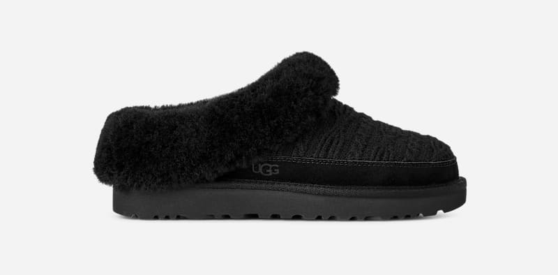 Sneakers og sko UGG Cabelle Knit Slippers Sort | 1174530-BLK, 0