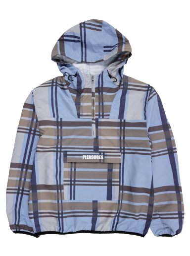 Vindjakke Pleasures Tonic Windbreaker Blue Blå | P23SP003-BLUE