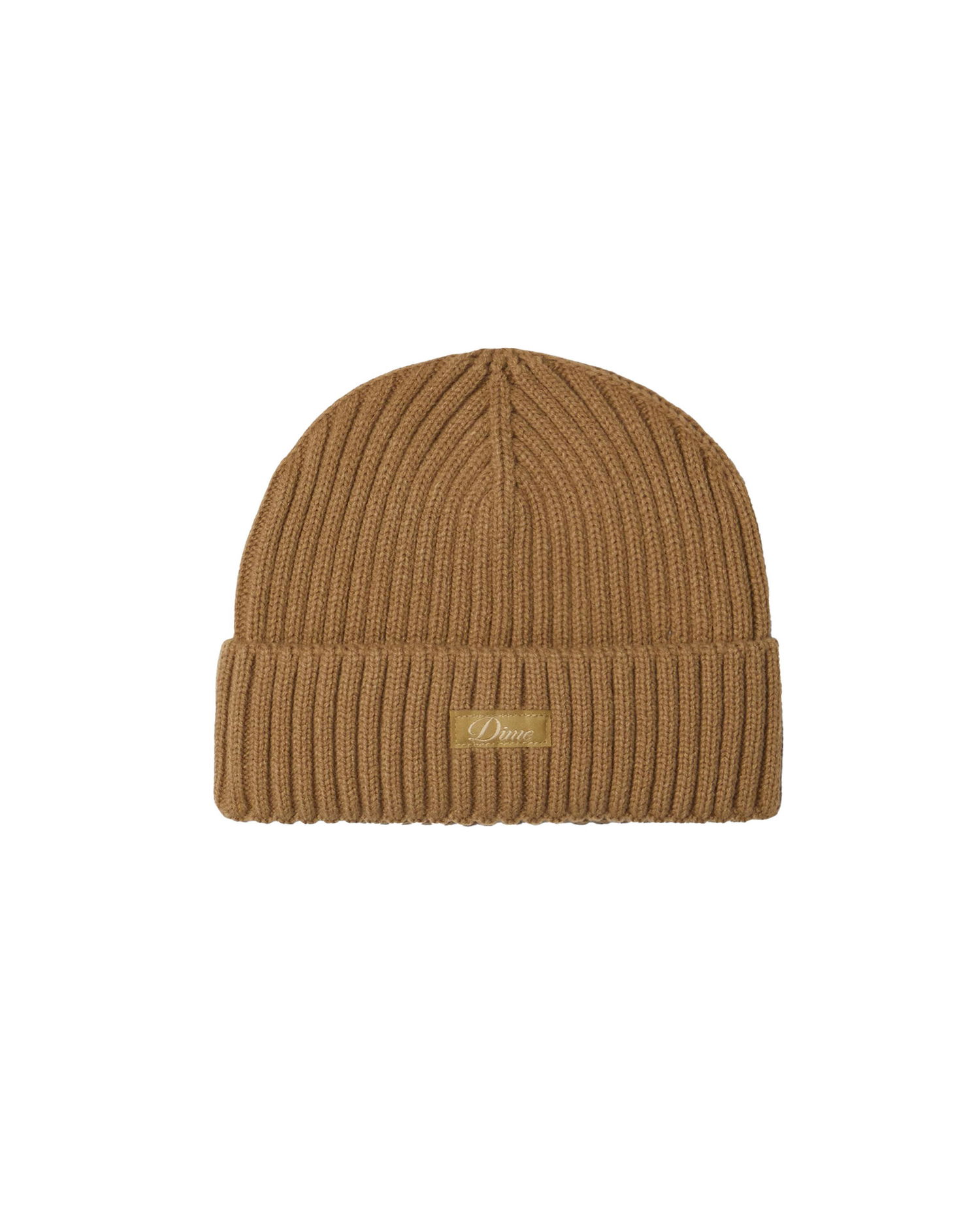 Beanie Dime Dime Ribbed Knit Beanie Brun | DIMEFA2528COF, 0