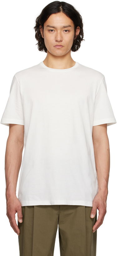 T-shirt The Row Luke Cotton T-Shirt Hvid | 120-K291, 4