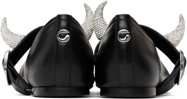 Tøj Coperni Coperni Disney Horn Ballerina Flats Sort | DSH74F6016, 1