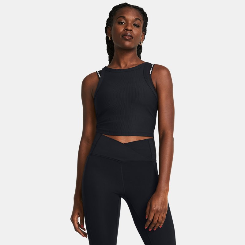 Crop top Under Armour Crop Top Sort | 1384008-001, 0