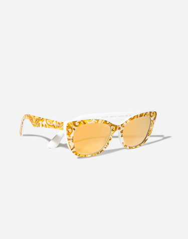 Solbriller Dolce & Gabbana Dolce & Gabbana Maiolica Print Sunglasses Flerfarvet | VG442CVP47P9V000, 3