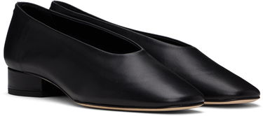 Skopleje Aeyde Aeyde Delia Ballerina Flats Sort | A11-PU-GELR25CH-0221-800-007, 3