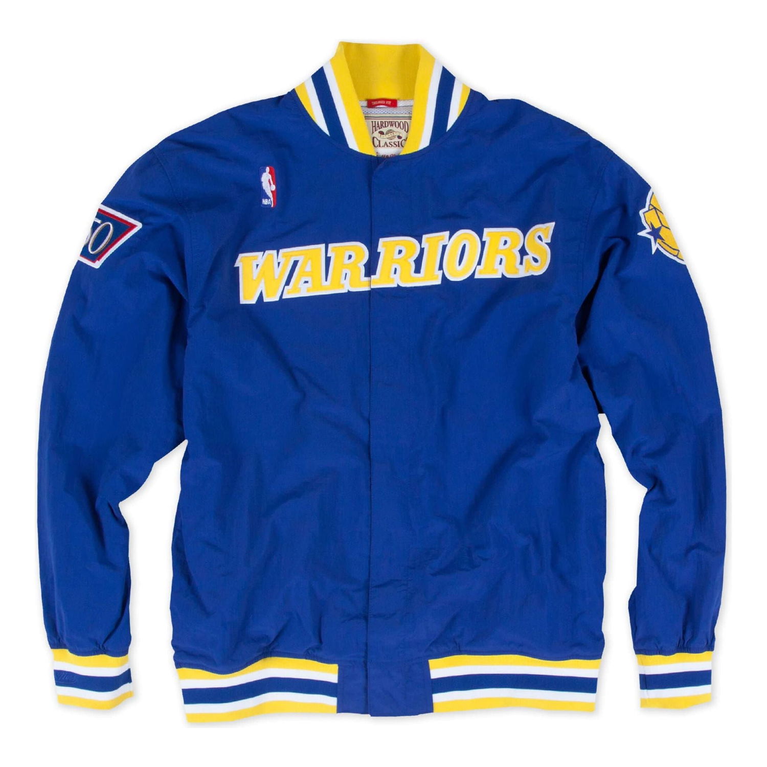 Bomberjakke Mitchell & Ness Mitchell & Ness Golden State Warriors 1996-97 Warm Up Jacket Blå | 6056-310-96GSW, 0