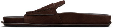 Tøj Jacquemus Jacquemus Suede Loafer Sandals Brun | 25E251FO172-4354, 2