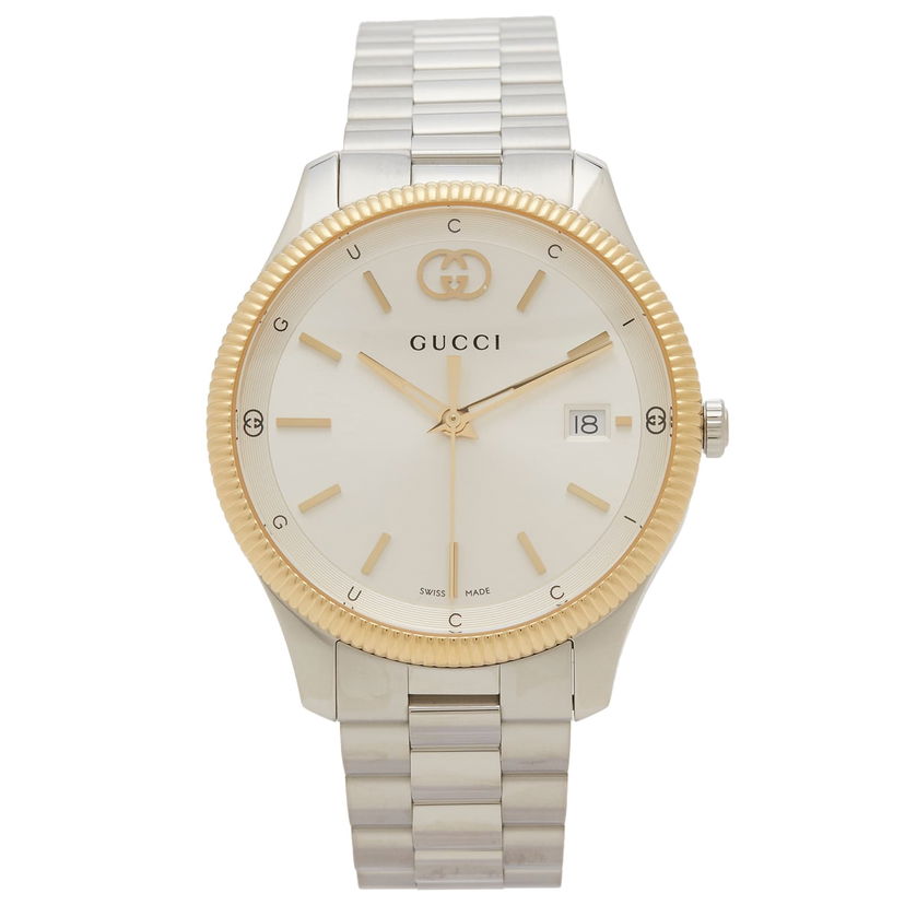Ur Gucci G-Timeless 40mm Watch with Silver-Tone Bracelet Metalisk | YA1264233