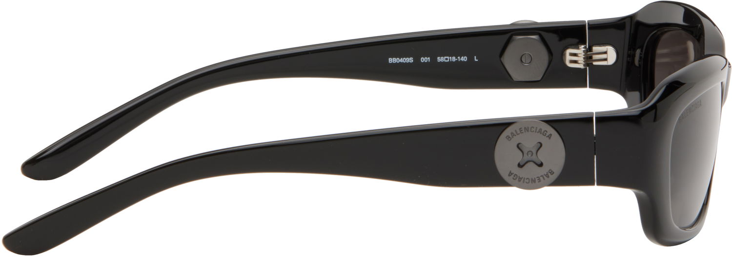 Solbriller Balenciaga Bolt Sunglasses Sort | BB0409S-001, 1