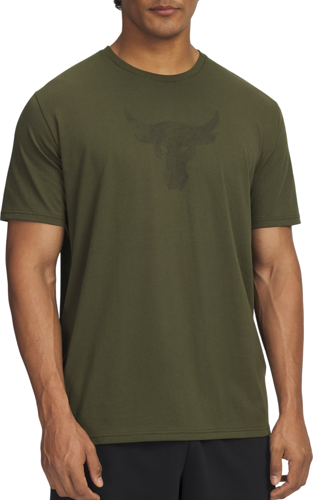 T-shirt Under Armour Project Rock Brahma Bull T-Shirt Grøn | 1383191-308, 0