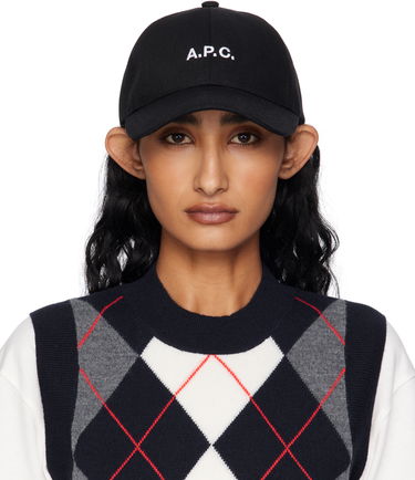 Kasket A.P.C. A.P.C. Charlie Baseball Cap Sort | COZZS-M24069, 0